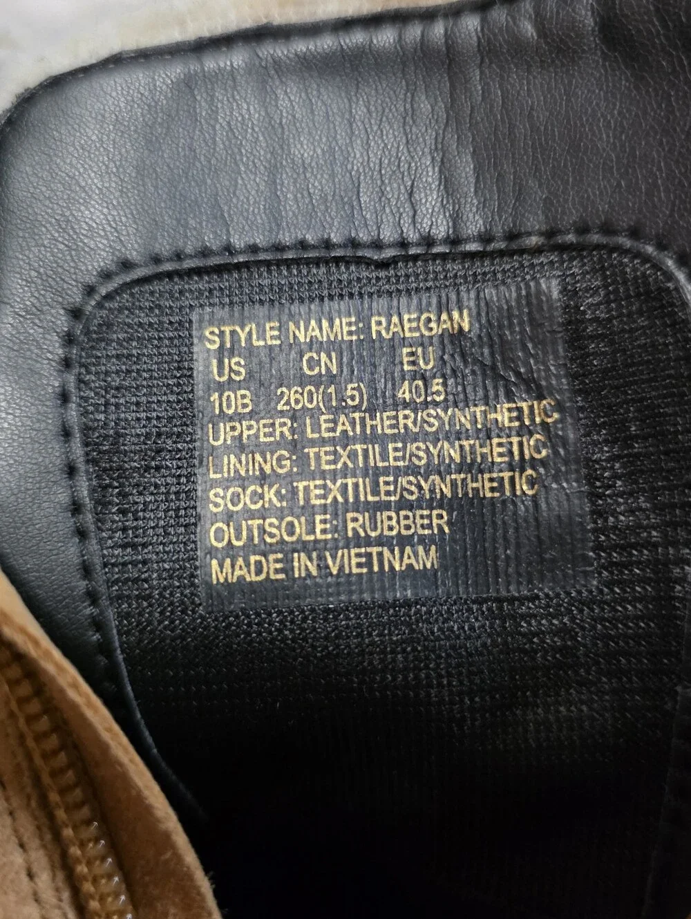KATE SPADE Tan Raegan Shearling Lined Lace Up Combat Boots